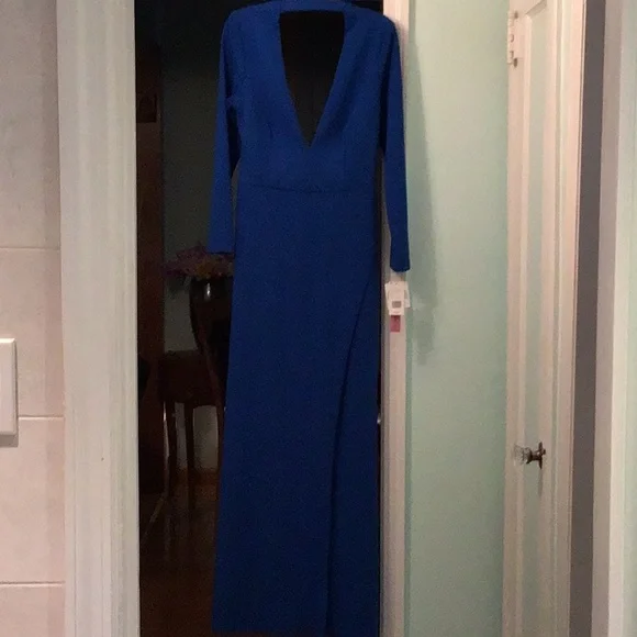 AQUA WOMENS FORMAL GOWN ROYAL BLUE SIZE 12 - Picture 5 of 16